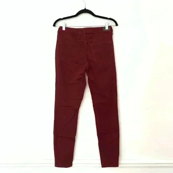 Aeropostale Maroon High Waisted Jegging Women's Size 4 - Picture 5 of 9